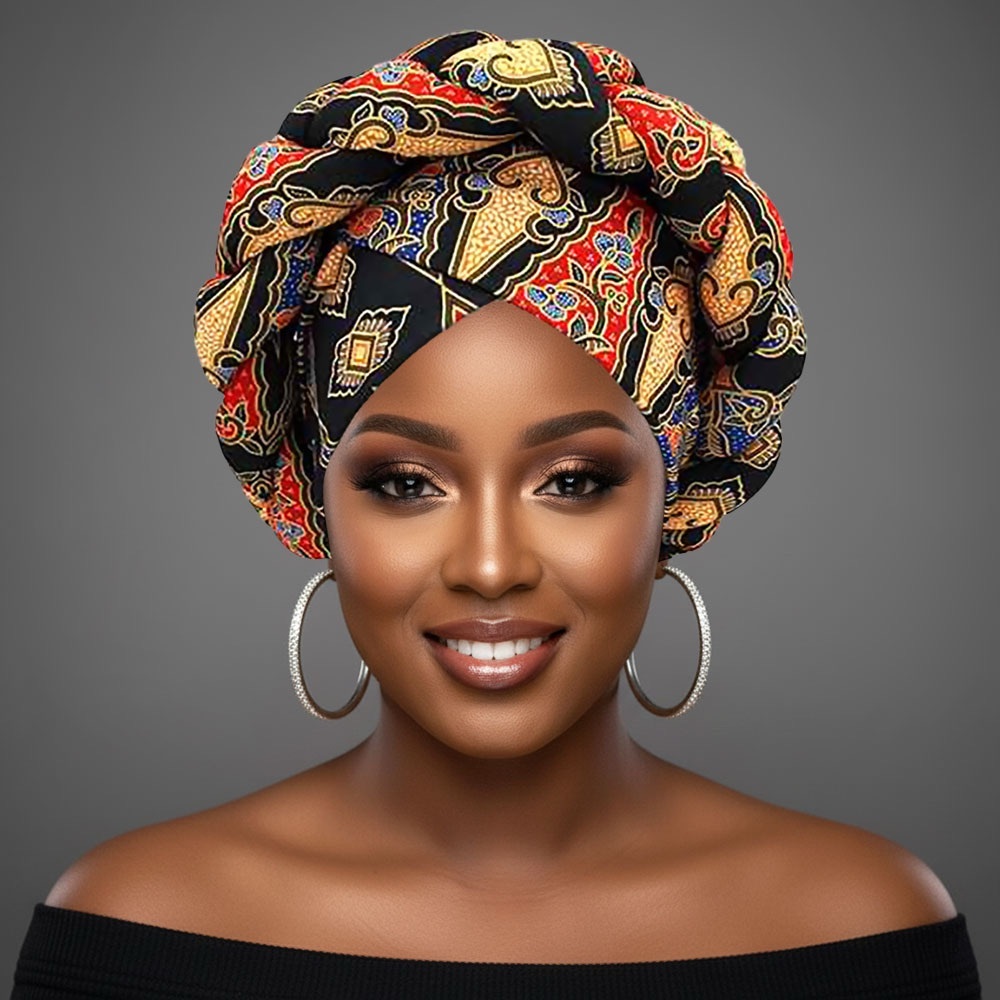 Vibrant Multicolor Headwrap - Picture 2 of 2